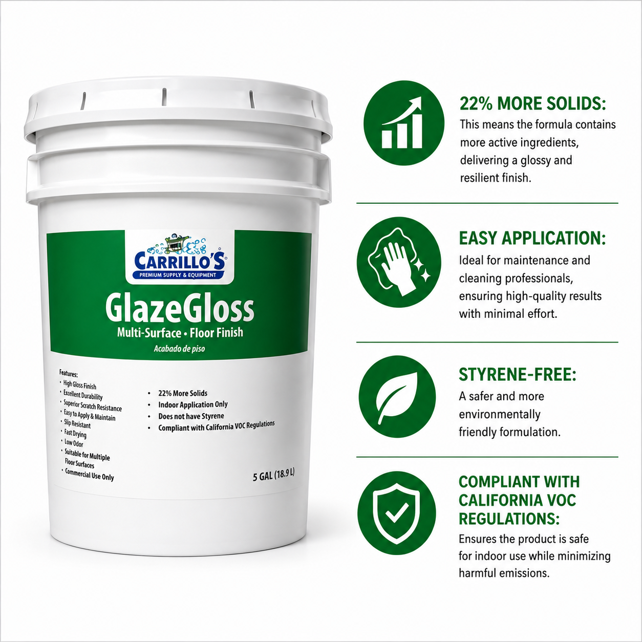 GlazeGloss Floor Finish