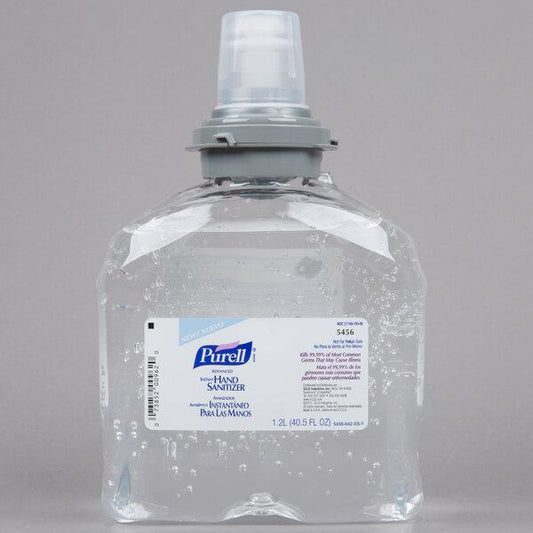 5456-04 TFX Advanced 1200 mL Gel Instant Hand Sanitizer - 4/Case