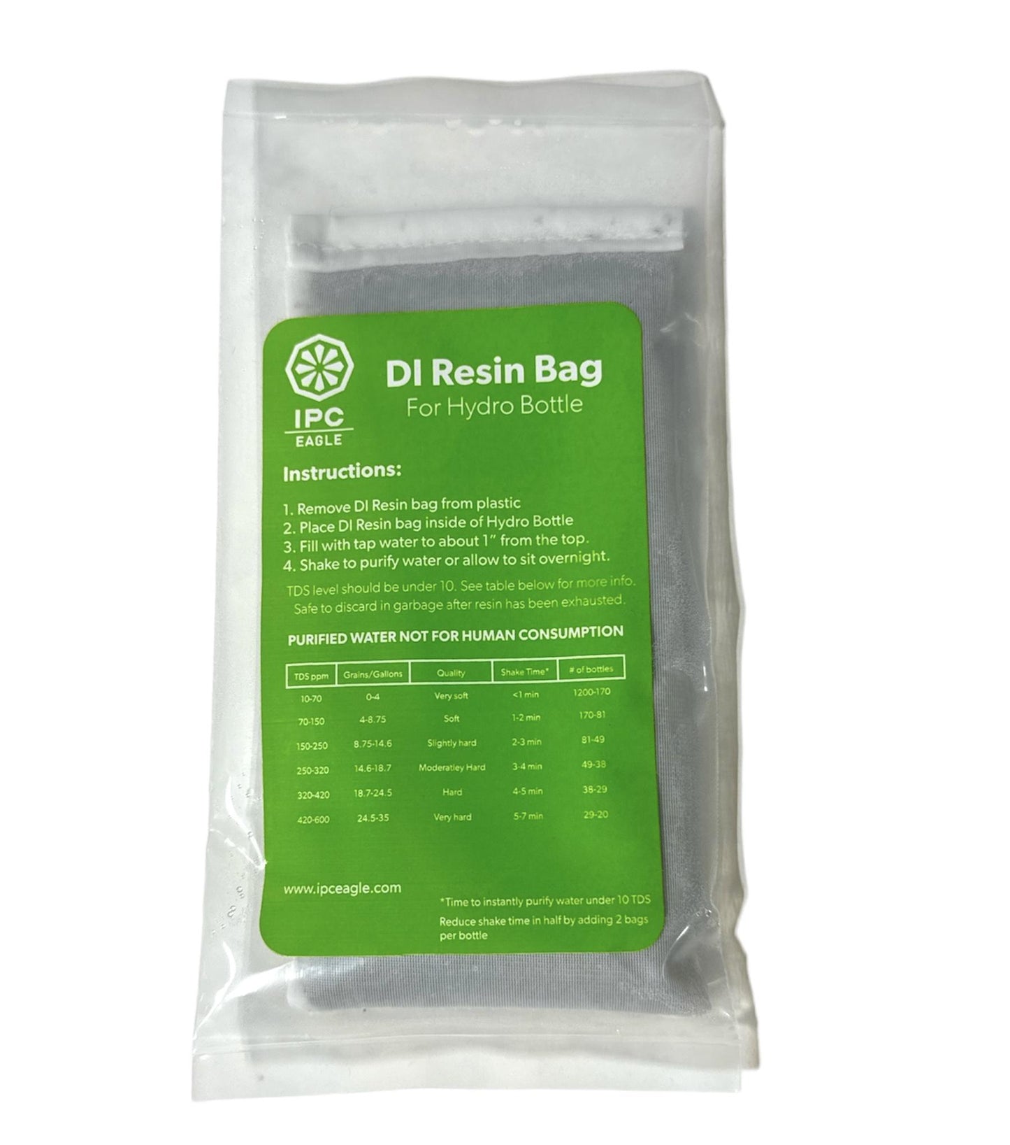 PURE WATER RESIN BAG