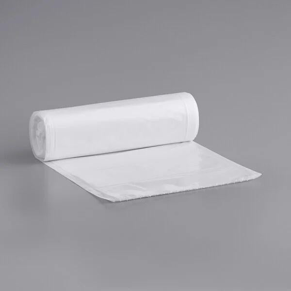 4046-45 Li'l Herc Medium-Duty Clear 45 Gallon Low Density Can Liner / Trash Bag 1 Mil 40" x 46" - 100/Case