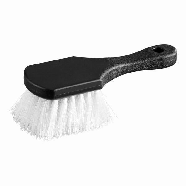 Choice 8" Black Nylon Utility / Pot Scrub Brush