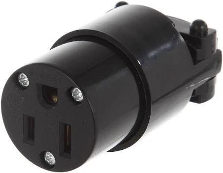 Electrical Replacement Plug & Connector Male and Female, 15 Amp 125 Volt