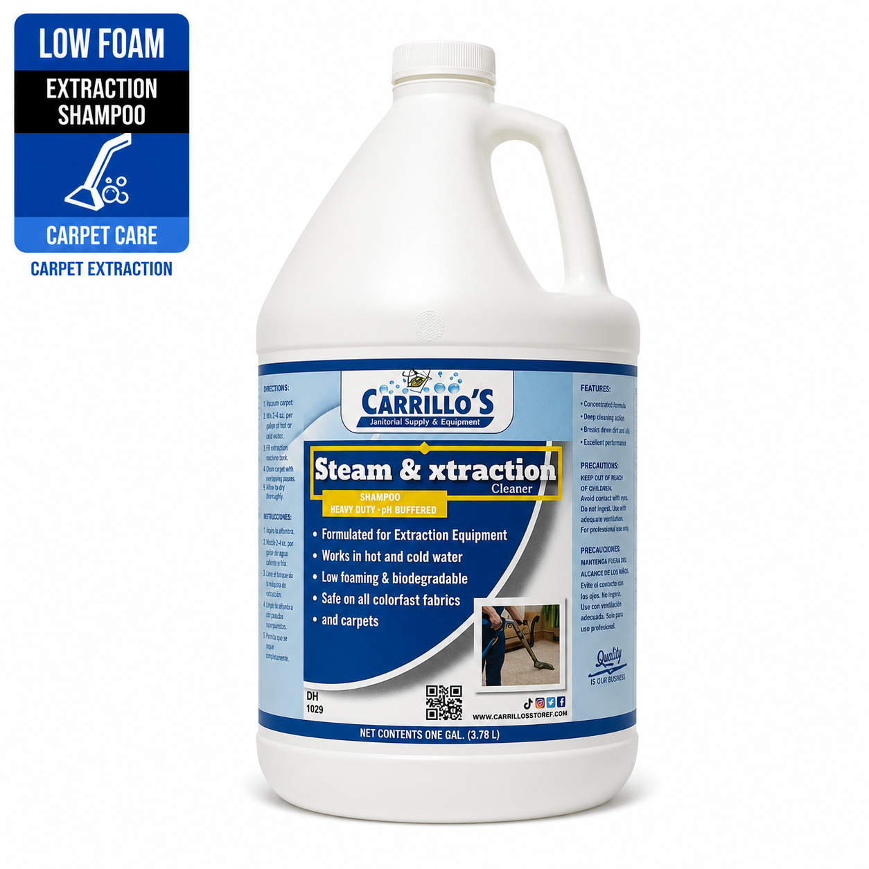 STEAM AND EXTRACTION SHAMPOO HEAVY DUTY PH BUFFERED