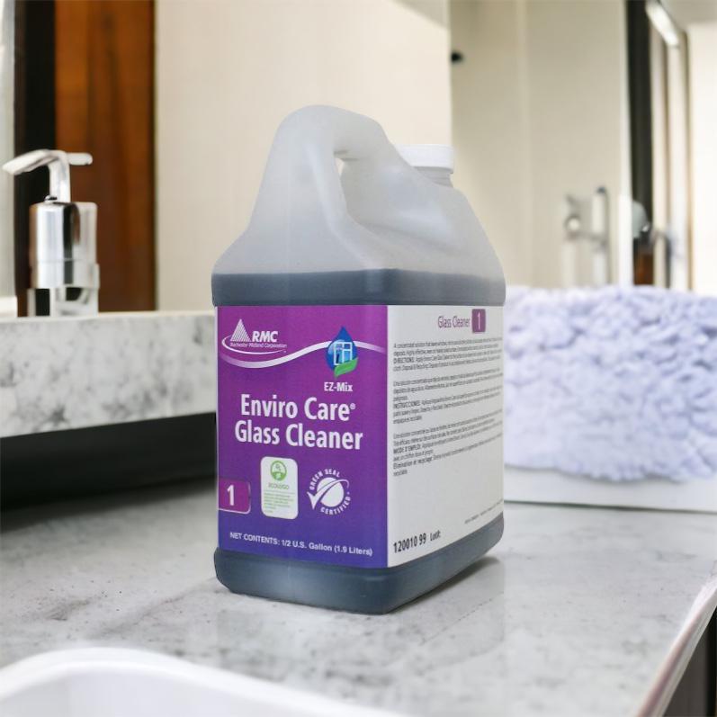 Enviro Care Glass Cleaner #1/ case of 4-1/2 & Single