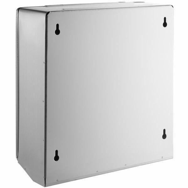 Lavex Janitorial Stainless Steel 200 C-Fold or 275 Multifold Surface-Mounted Paper Towel Dispenser