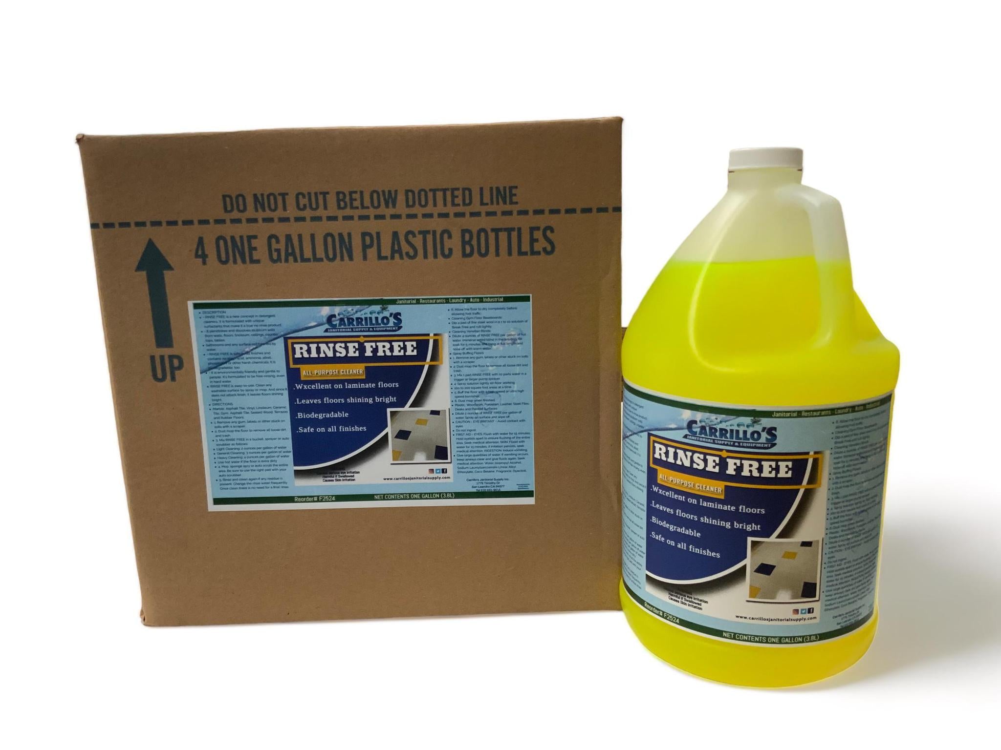 RINSE FREE ALL-PURPOSE CLEANER NATURAL/CASE AND SINGLE