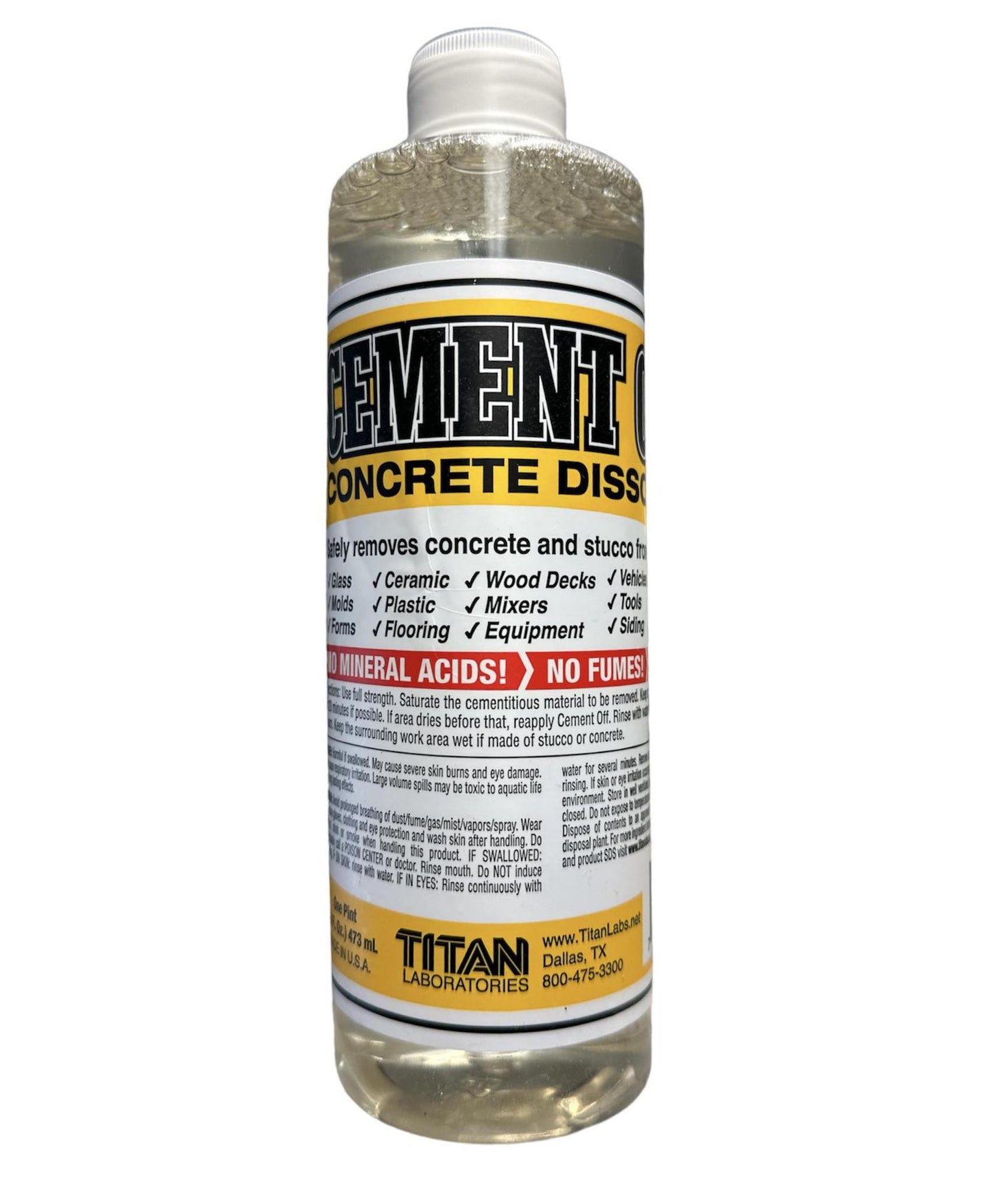 Titan Cement-Off Concrete Dissolver