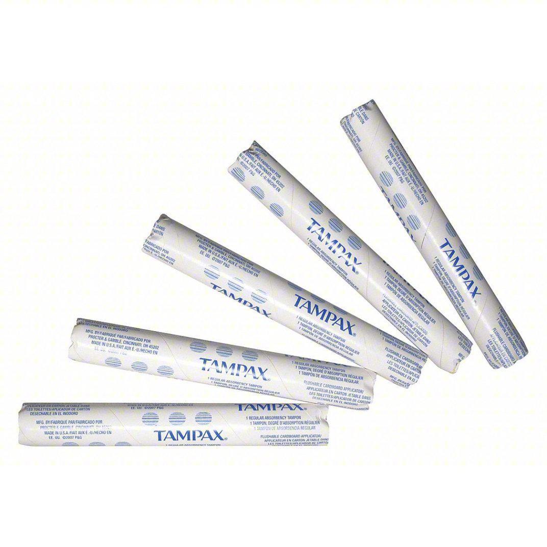 Hospeco Maxithins Comfort Plus Unscented Tampon for Feminine Hygiene Dispensers - Regular - 200/Case