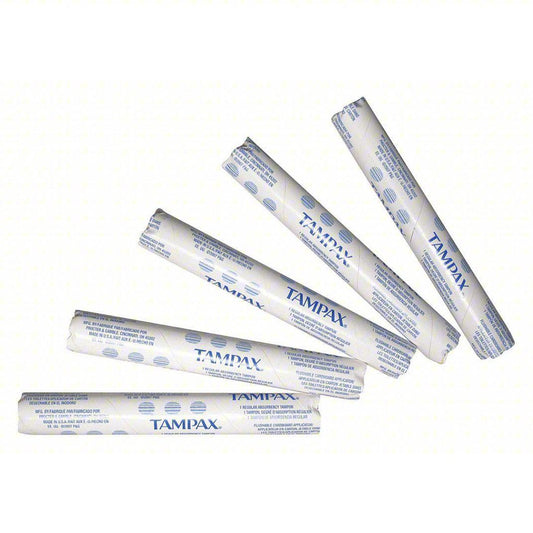 TAMPAX REGULAR ABSORBENCY TAMPONS 500 EA PER CASE