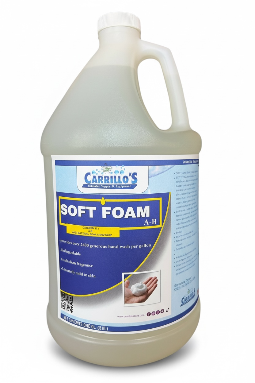 Carrillo's Anti-Bacterial Soft Foam Soap AB/4 Case