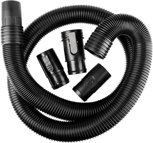 WS25020A Wet/Dry Vacuum Hose, 2-1/2-Inch x 7-Feet Dual-Flex Locking Wet/Dry Vac Hose for Wet/Dry Shop Vacuums