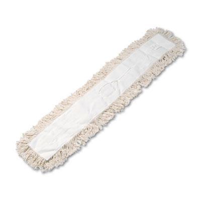 DUST MOP 48"X5" WHITE COTTON