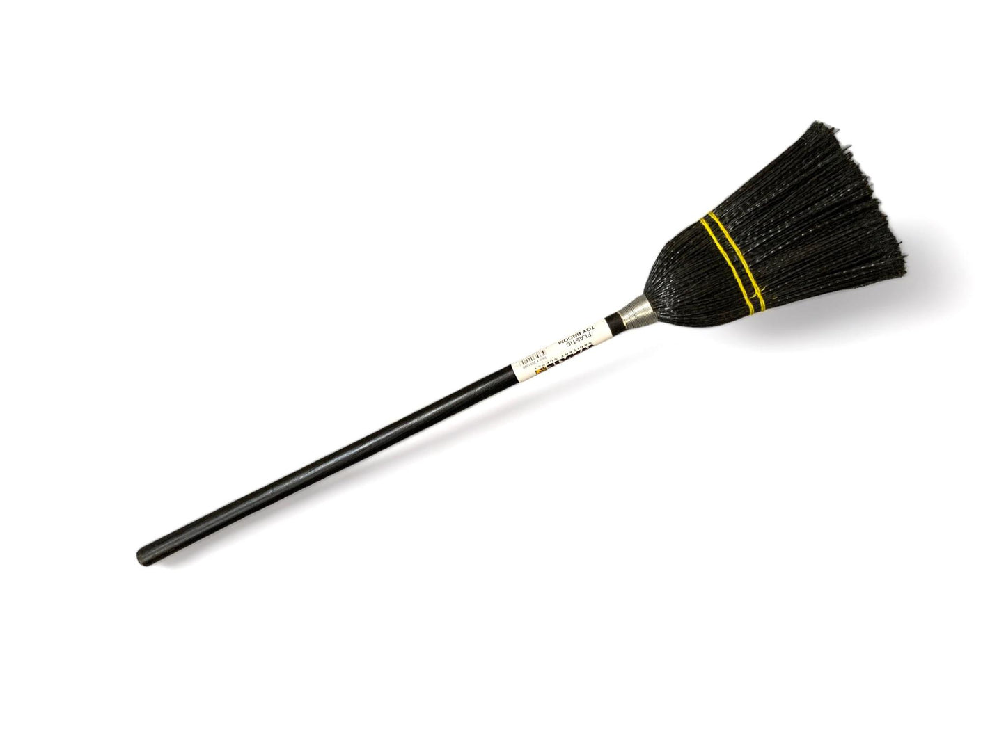 31 IN STRAIGHT BLACK PLASTIC TOY BROOM