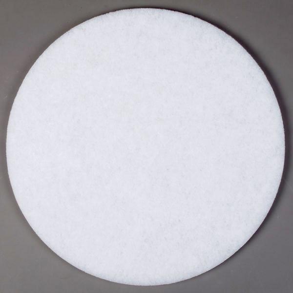 Scrubble by ACS 41-27 Type 41 27" White Polishing Floor Pad