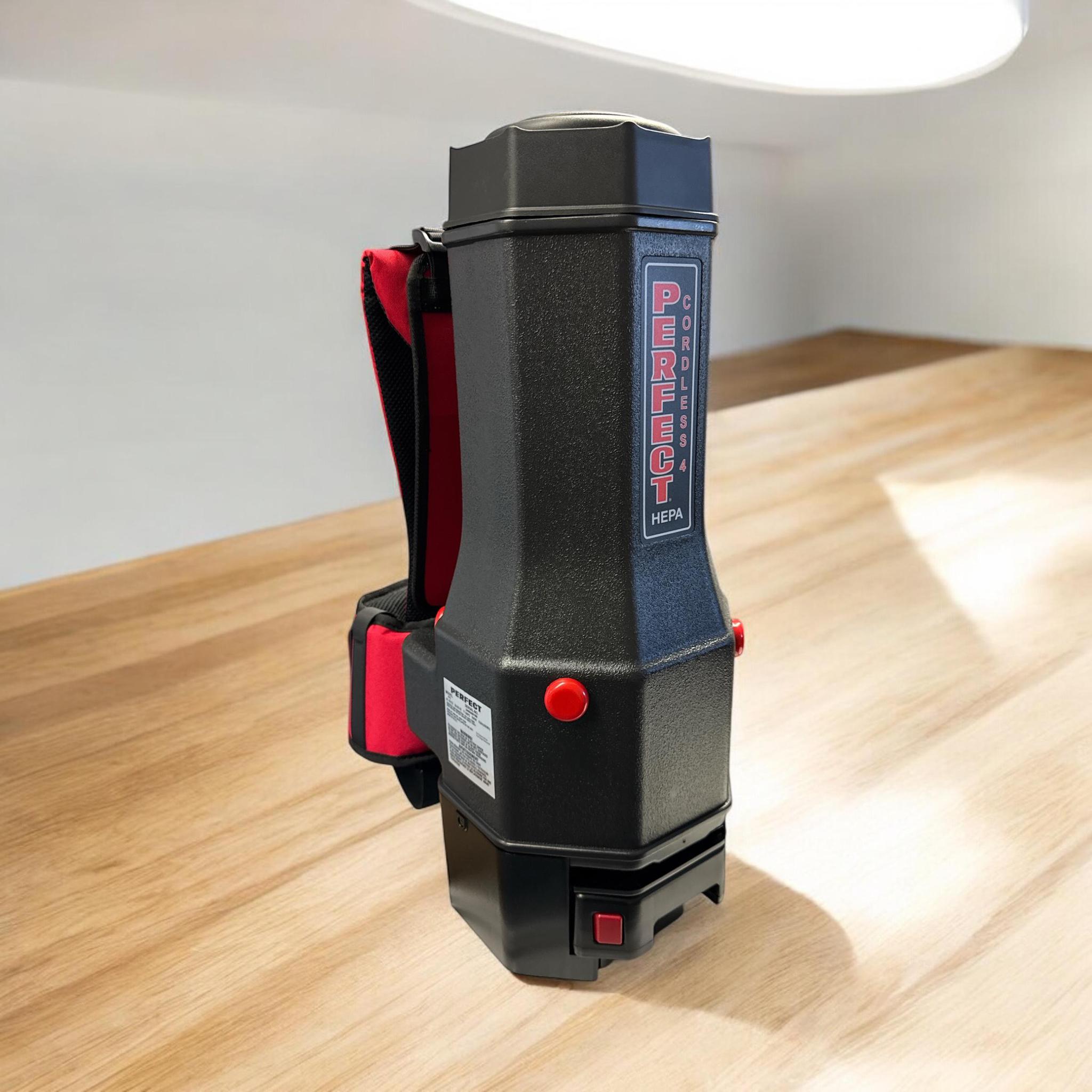 CORELESS BATTERY POWER-BACKPACK HEPA VACUUM